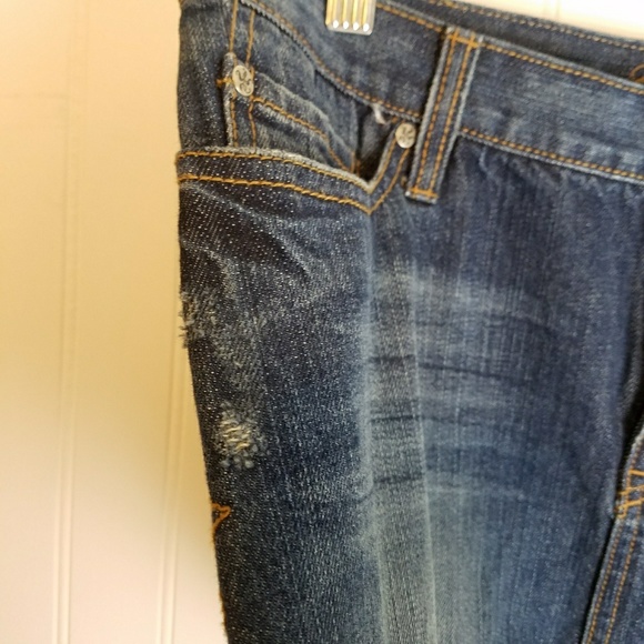 Ezra Fitch by Abercrombie Jean Skirt Shell Trim - Picture 7 of 7